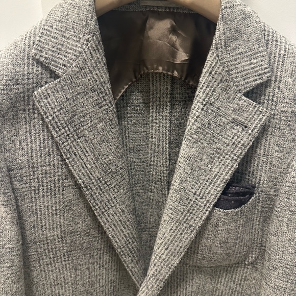 Brunello Cucinelli Deconstructed Wool / Cashmere Blend Blazer - Picture 4 of 12